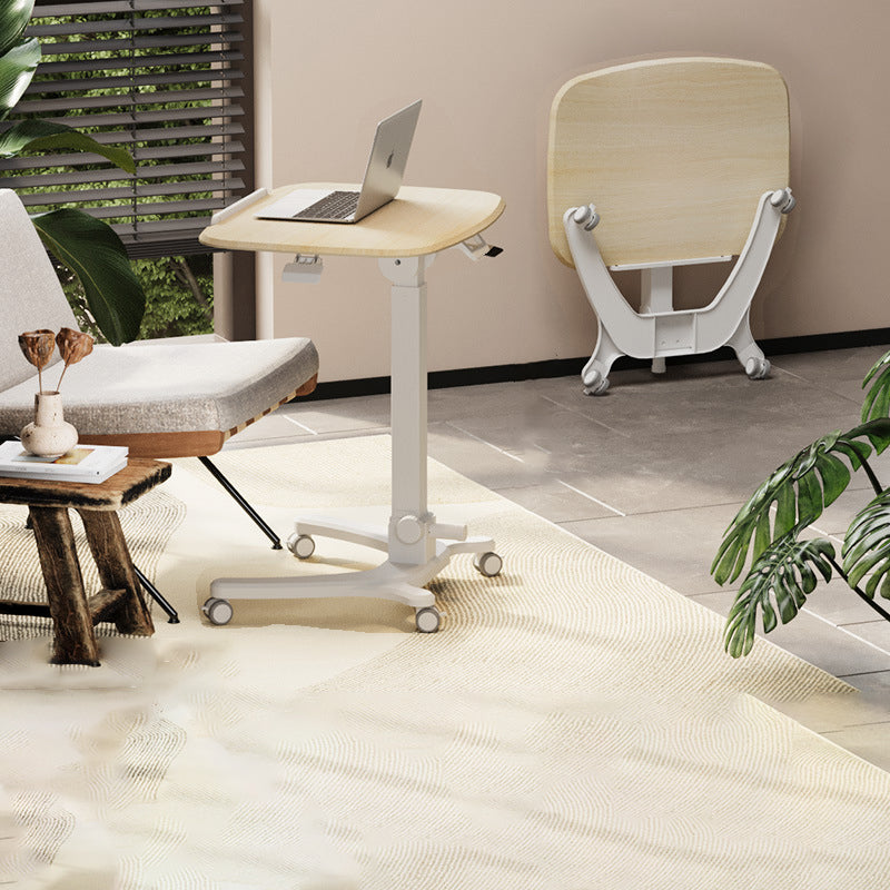 Moderne Einfachheit Plattenhardware Rechteckige Klappbare Hebbare Mobile Schreibtische Für Home Office 