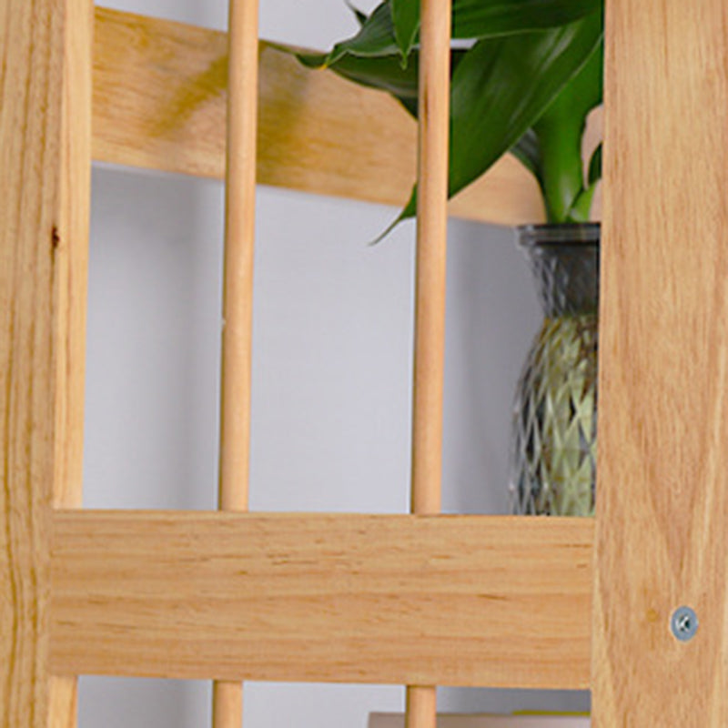 Moderne minimalistische rechteckige Bücherregal aus Gummibaumholz mit 3/4/5 Ebenen für Zuhause und Büro 