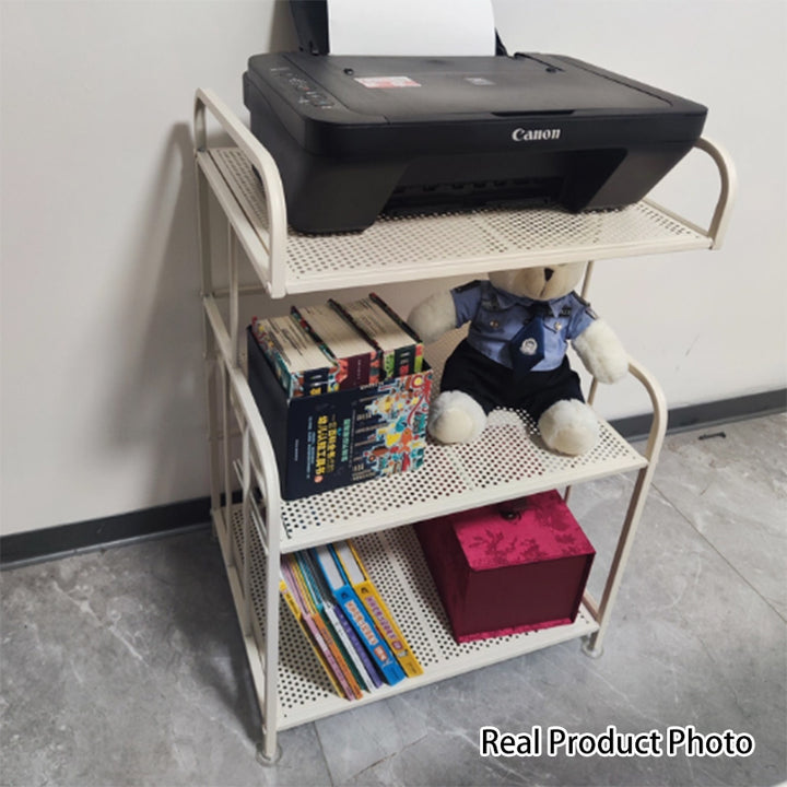Modern Minimalist Trapezoid Iron Lightweight Storage Shelf 2/3-Layer For Home Office