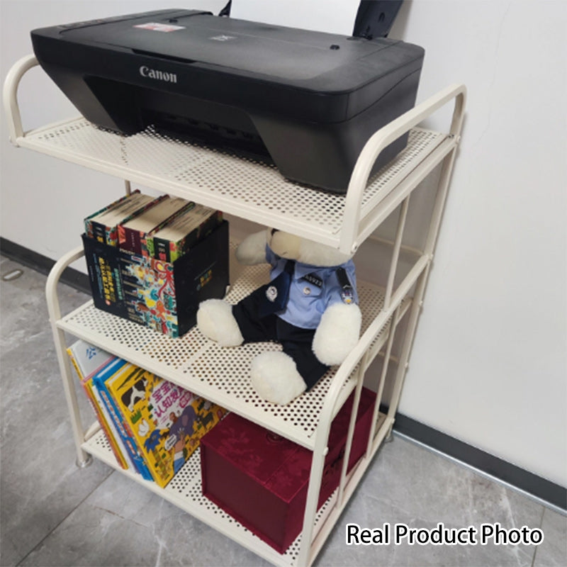 Modern Minimalist Trapezoid Iron Lightweight Storage Shelf 2/3-Layer For Home Office