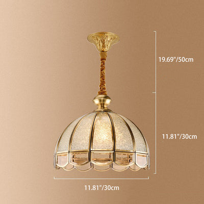 Modern Art Deco Arched Geometric Mosaic Glass Copper 1/3/4/6 Light Chandelier For Dining Room