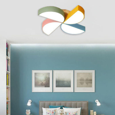 Creative Acrylic Pinwheel LED Flush Mount Ceiling Light