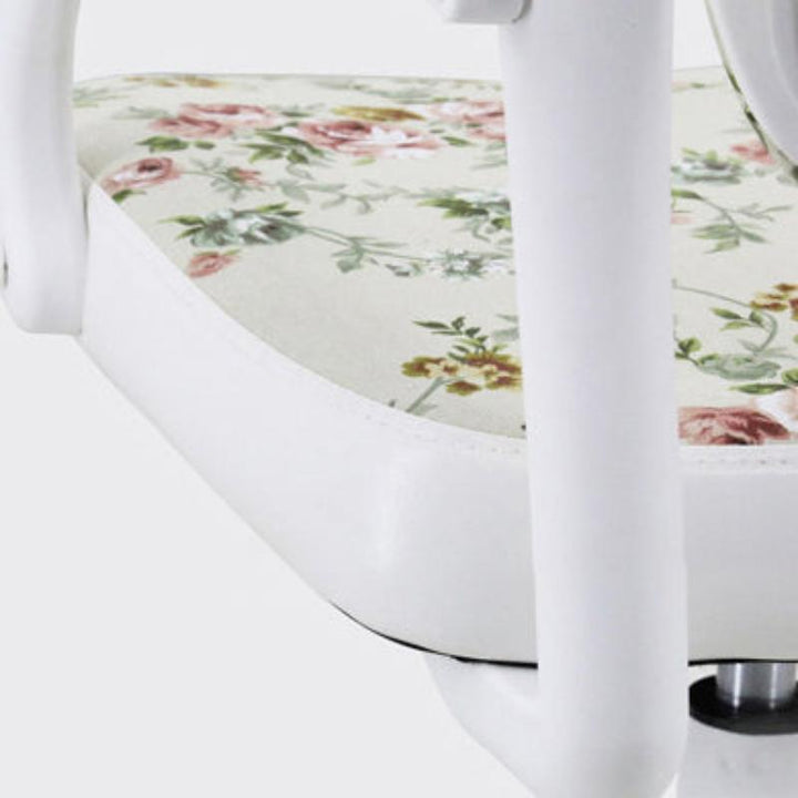 Chaise de bureau en tissu de simplicité moderne en nylon et cuir PU avec dossier et accoudoirs pour bureau à domicile 