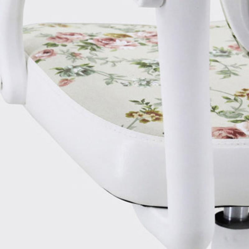 Moderner Einfachheitsstoff Nylon PU Schreibtischstuhl Rückenlehne Armlehne für das Home Office 