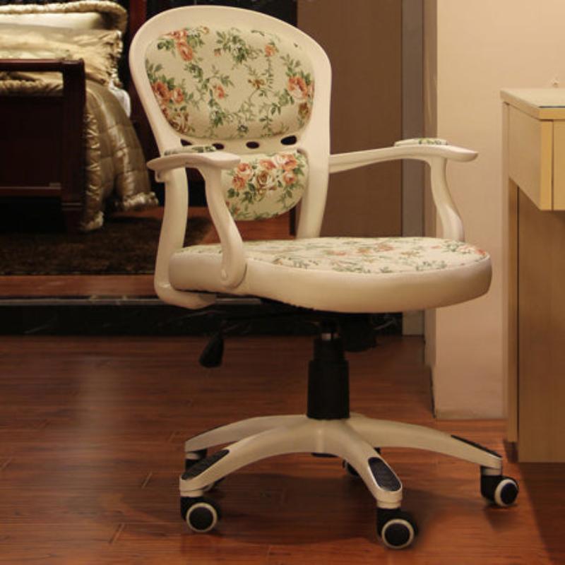 Moderner Einfachheitsstoff Nylon PU Schreibtischstuhl Rückenlehne Armlehne für das Home Office 