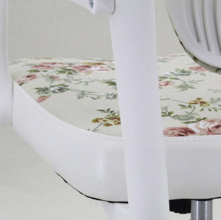 Chaise de bureau en tissu de simplicité moderne en nylon et cuir PU avec dossier et accoudoirs pour bureau à domicile 
