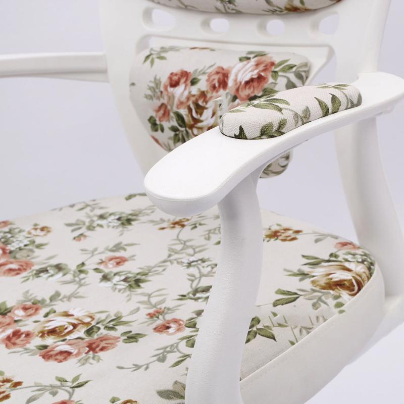 Chaise de bureau en tissu de simplicité moderne en nylon et cuir PU avec dossier et accoudoirs pour bureau à domicile 