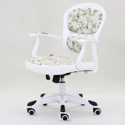 Moderner Einfachheitsstoff Nylon PU Schreibtischstuhl Rückenlehne Armlehne für das Home Office 