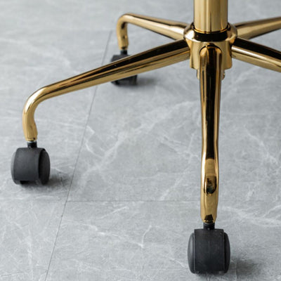 Moderner Einfachheitsstoff Edelstahl-Schreibtischstuhl Rückenlehne Armlehne Für Home Office 