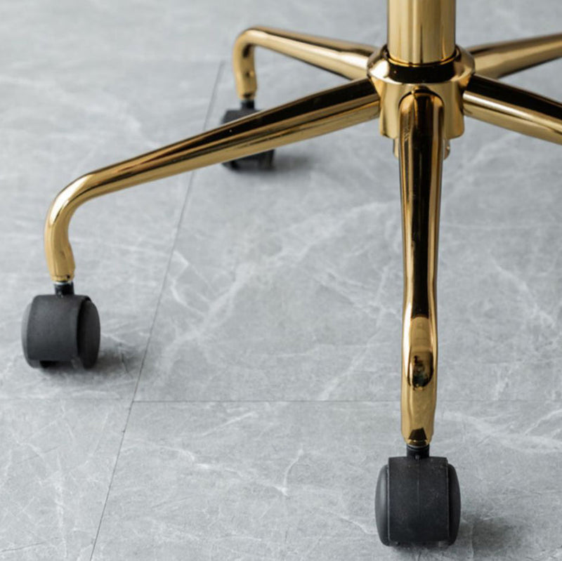 Moderner Einfachheitsstoff Edelstahl-Schreibtischstuhl Rückenlehne Armlehne Für Home Office 