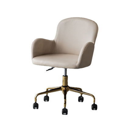 Moderner Einfachheitsstoff Edelstahl-Schreibtischstuhl Rückenlehne Armlehne Für Home Office 