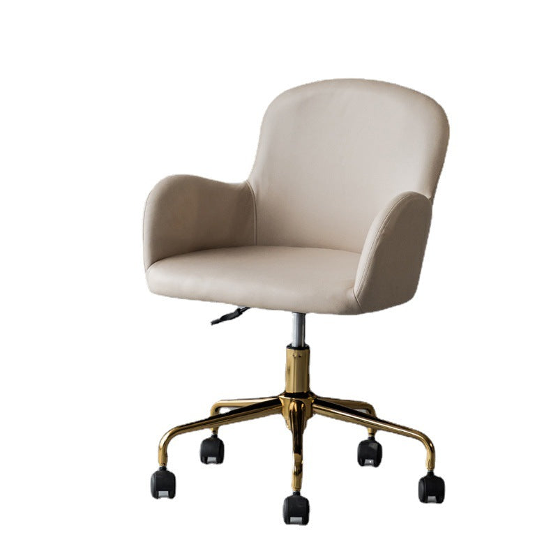 Moderner Einfachheitsstoff Edelstahl-Schreibtischstuhl Rückenlehne Armlehne Für Home Office 