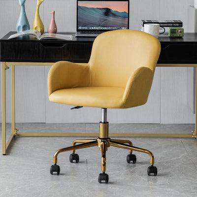Moderner Einfachheitsstoff Edelstahl-Schreibtischstuhl Rückenlehne Armlehne Für Home Office 