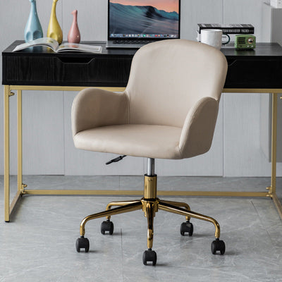 Moderner Einfachheitsstoff Edelstahl-Schreibtischstuhl Rückenlehne Armlehne Für Home Office 