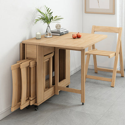 Moderner minimalistischer Esszimmerstuhl aus Massivholz ohne Rückenlehne für das Esszimmer 