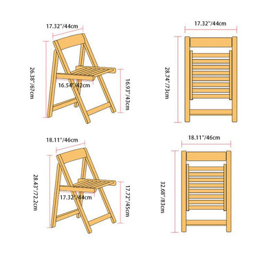 Moderner minimalistischer Esszimmerstuhl aus Massivholz ohne Rückenlehne für das Esszimmer 