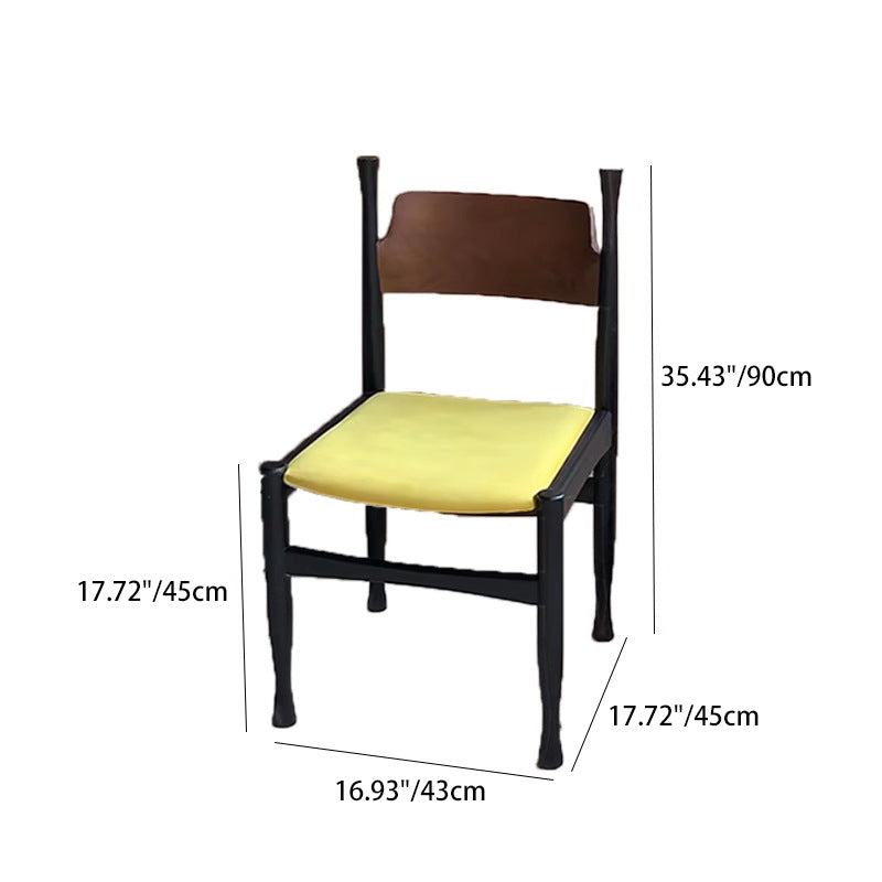 Moderne Einfachheit Eschenholz Samt Esszimmerstuhl Rückenlehne Ohne Armlehnen Für Esszimmer 