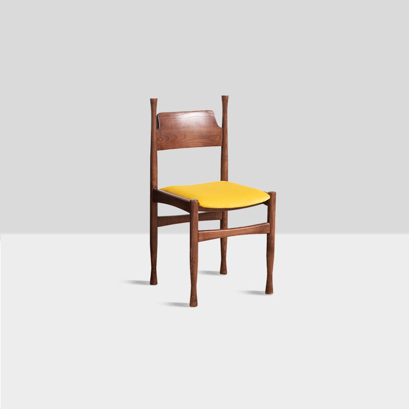 Moderne Einfachheit Eschenholz Samt Esszimmerstuhl Rückenlehne Ohne Armlehnen Für Esszimmer 