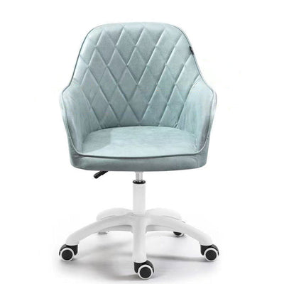 Moderne Einfachheit Flanell-Nylon-Schreibtischstuhl Rückenlehne Armlehne für das Home Office 