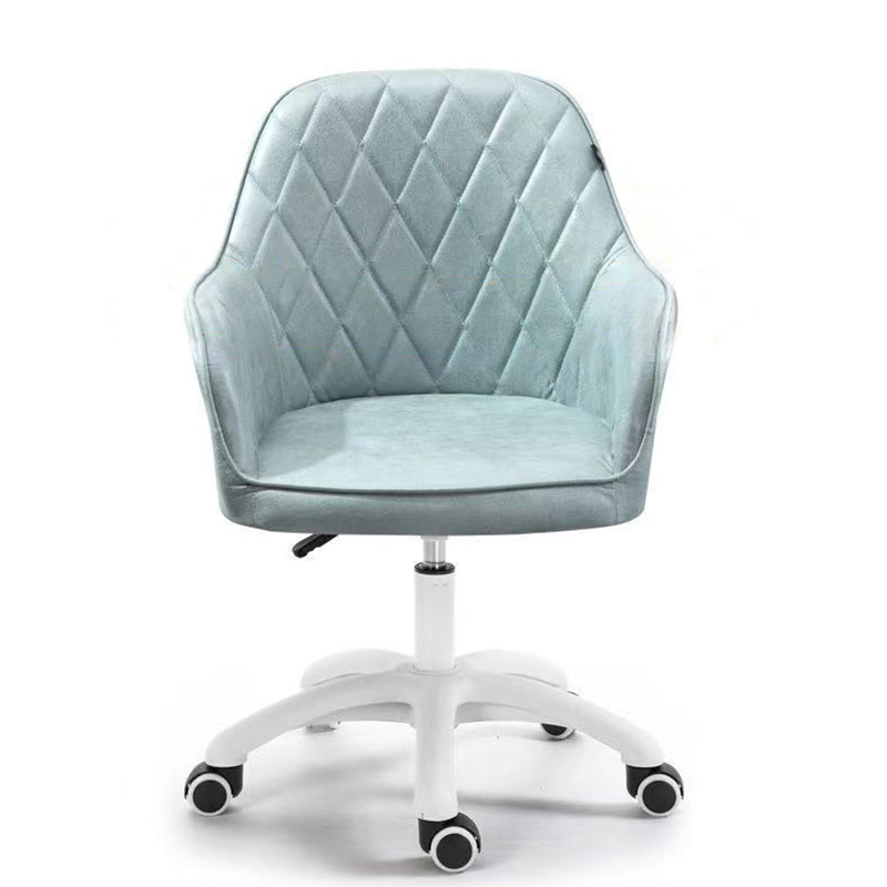 Moderne Einfachheit Flanell-Nylon-Schreibtischstuhl Rückenlehne Armlehne für das Home Office 