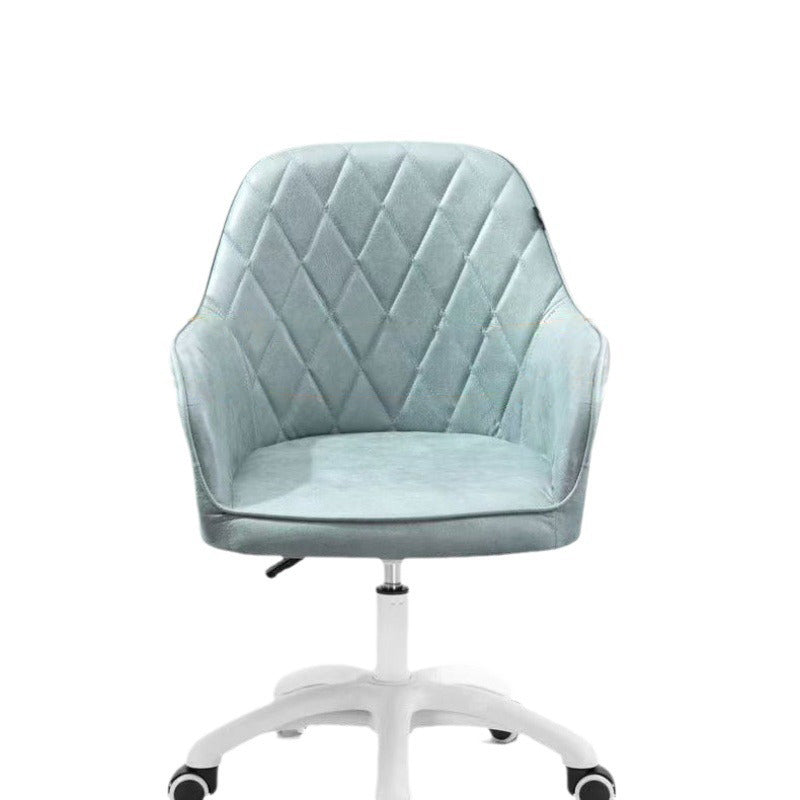 Moderne Einfachheit Flanell-Nylon-Schreibtischstuhl Rückenlehne Armlehne für das Home Office 