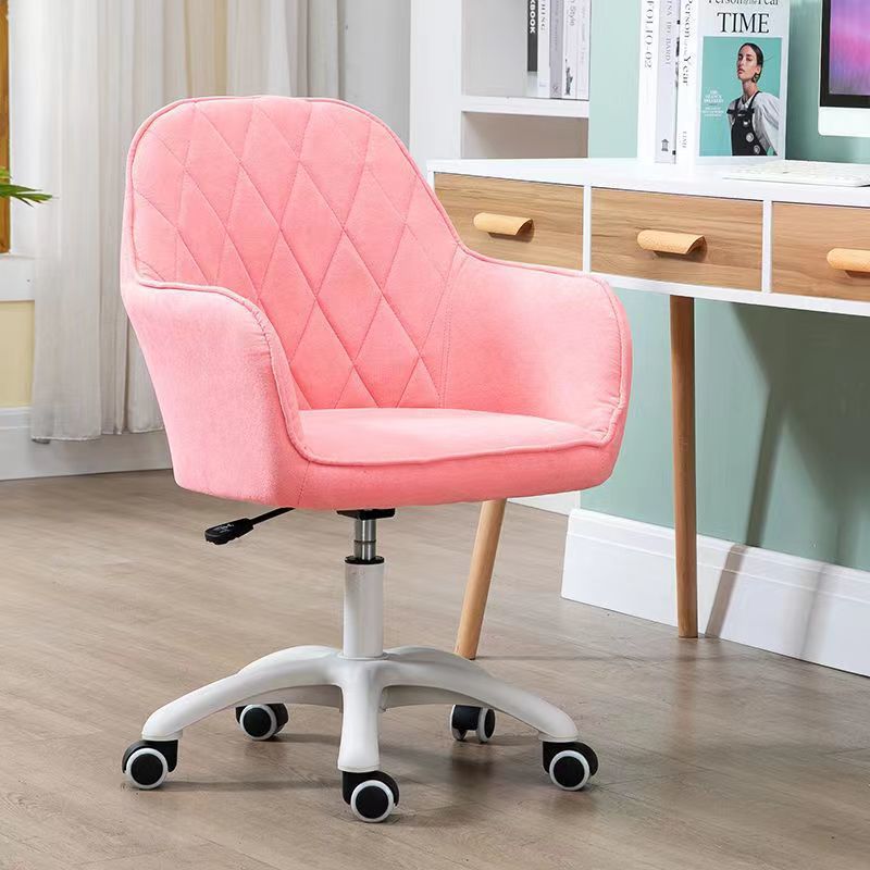 Moderne Einfachheit Flanell-Nylon-Schreibtischstuhl Rückenlehne Armlehne für das Home Office 