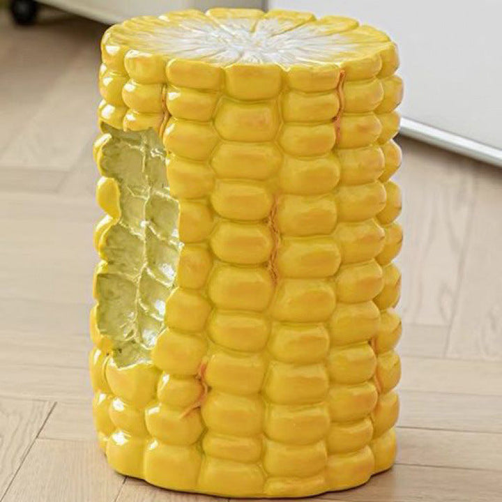 Hamburger créatif contemporain Tabouret de pied en maïs sans dossier et sans accoudoirs pour salon 