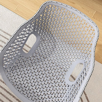 Zeitgenössischer Boho Voll-PP-Hohl-Wasserdichter Esszimmerstuhl mit Rückenlehne und Armlehne für Esszimmer 