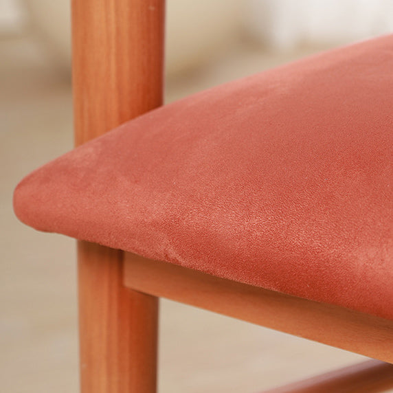 Chaise de salle à manger contemporaine rétro en flanelle cendrée avec dossier et accoudoirs pour salle à manger 