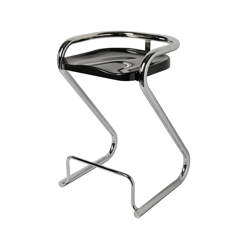 Tabouret de bar contemporain en fer ABS nordique géométrique sans dossier ni accoudoirs pour salle à manger 
