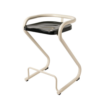 Tabouret de bar contemporain en fer ABS nordique géométrique sans dossier ni accoudoirs pour salle à manger 
