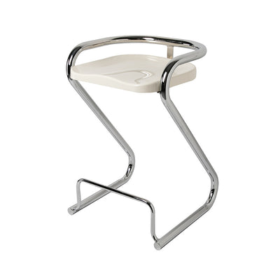 Tabouret de bar contemporain en fer ABS nordique géométrique sans dossier ni accoudoirs pour salle à manger 