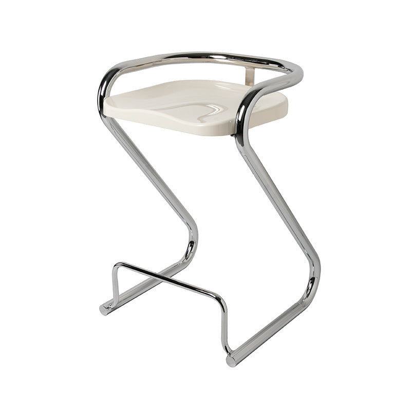 Tabouret de bar contemporain en fer ABS nordique géométrique sans dossier ni accoudoirs pour salle à manger 