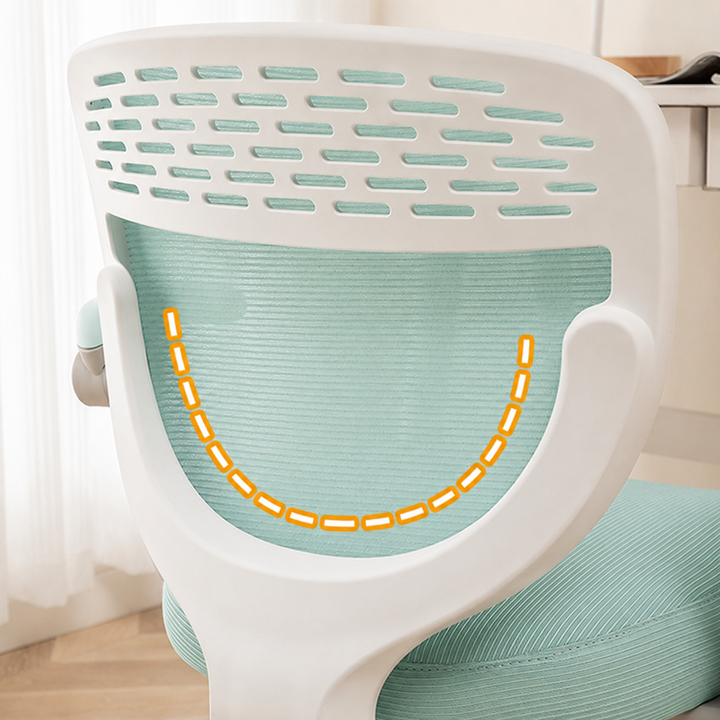 Simplicité Contemporaine Dossier De Chaise De Bureau En Nylon À Mailles En Plastique Sans Accoudoirs Pour Bureau À Domicile 