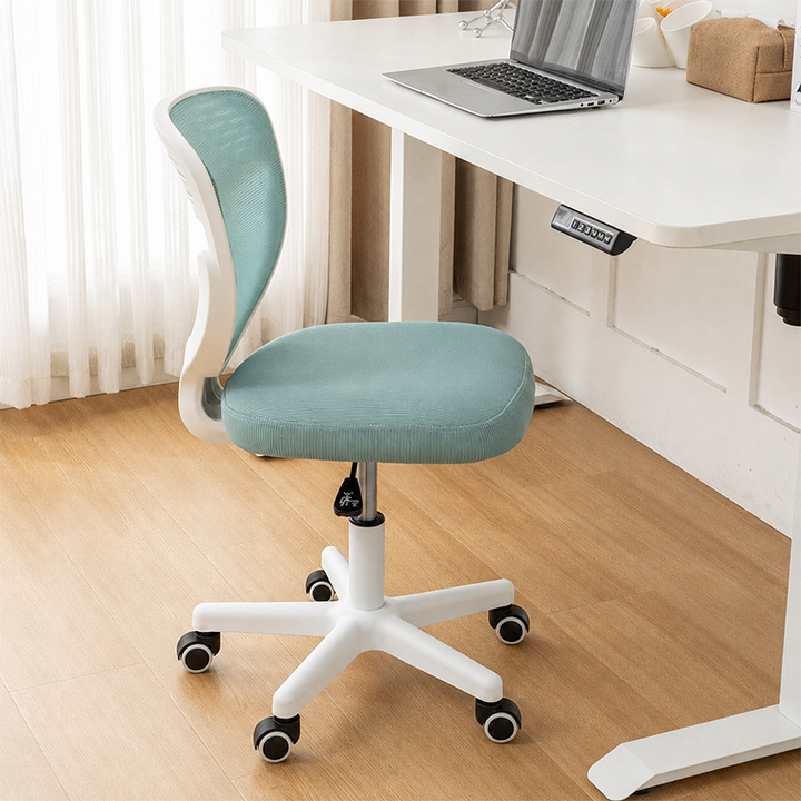 Simplicité Contemporaine Dossier De Chaise De Bureau En Nylon À Mailles En Plastique Sans Accoudoirs Pour Bureau À Domicile 