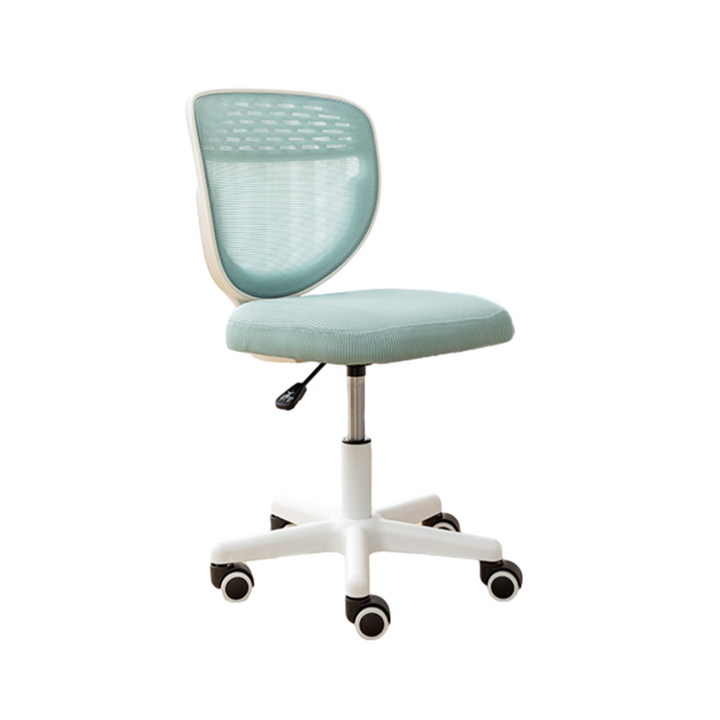 Simplicité Contemporaine Dossier De Chaise De Bureau En Nylon À Mailles En Plastique Sans Accoudoirs Pour Bureau À Domicile 