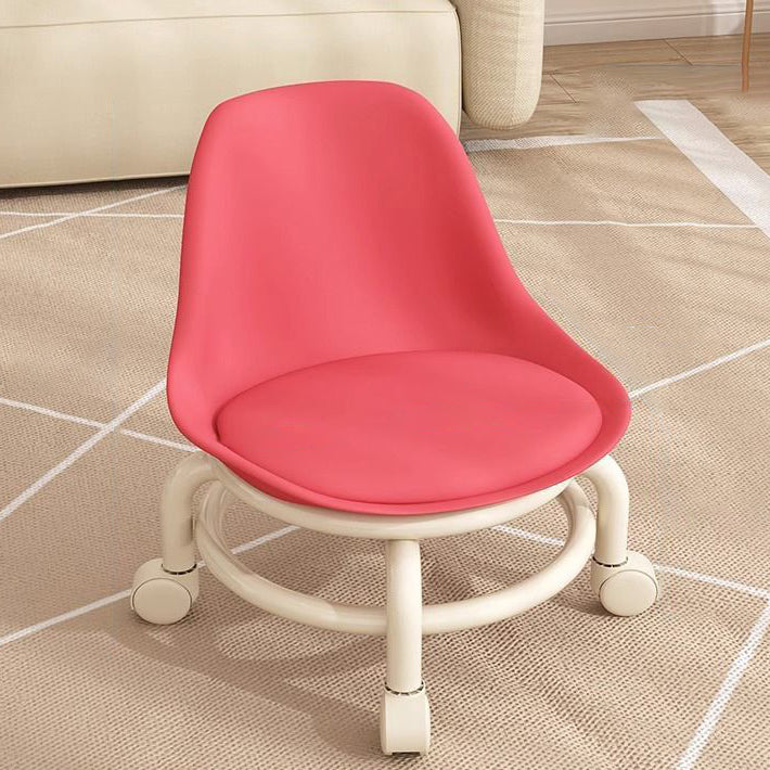 Zeitgenössischer kreativer Hocker aus massivem Kautschukholz mit Hasenohren-Rückenlehne, ohne Armlehnen, für das Wohnzimmer 