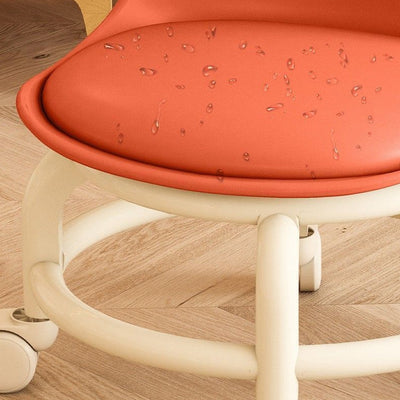 Zeitgenössischer kreativer Hocker aus massivem Kautschukholz mit Hasenohren-Rückenlehne, ohne Armlehnen, für das Wohnzimmer 