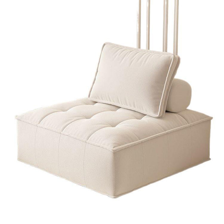 Bloc carré nordique contemporain en bois massif en laine d&