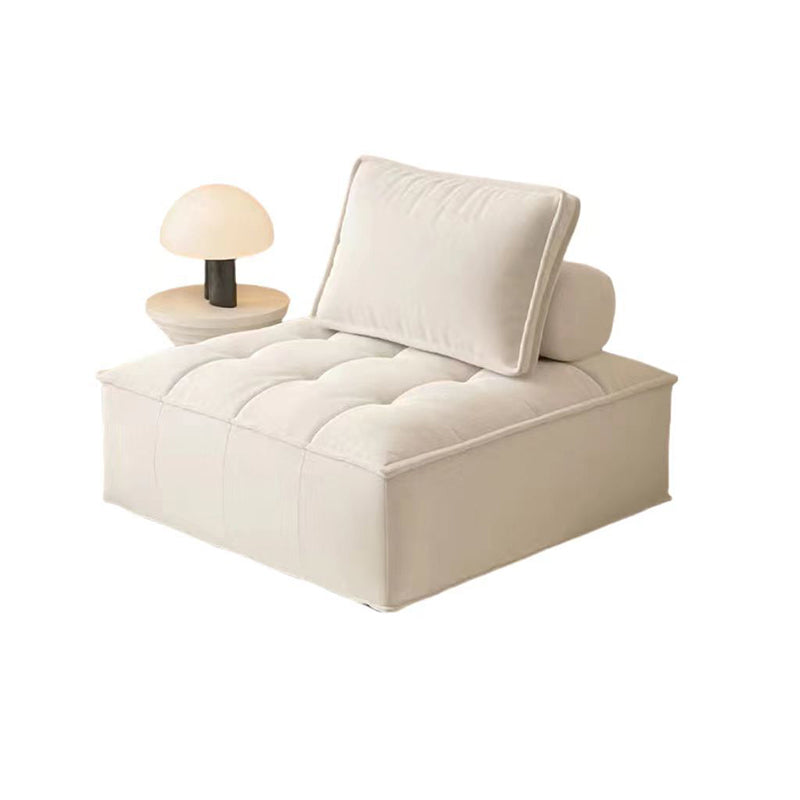 Zeitgenössisches Retro-Baumwoll-Kohlenstoffstahl-Ledersofa Rückenlehne Armlehne für Wohnzimmer 