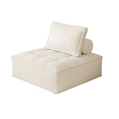 Zeitgenössisches Retro-Baumwoll-Kohlenstoffstahl-Ledersofa Rückenlehne Armlehne für Wohnzimmer 