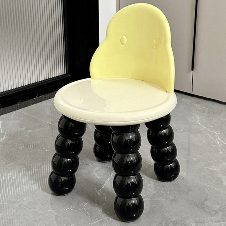 Contemporary Nordic Round Full PP Stool Backrest Armless For Living Room
