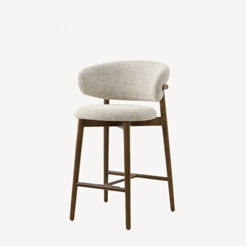 Zeitgenössischer industrieller Leder-Eisen-Barhocker mit Rückenlehne ohne Armlehnen für das Esszimmer 