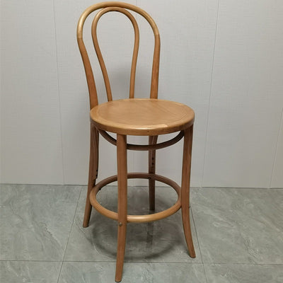 Zeitgenössischer industrieller Leder-Eisen-Barhocker mit Rückenlehne ohne Armlehnen für das Esszimmer 