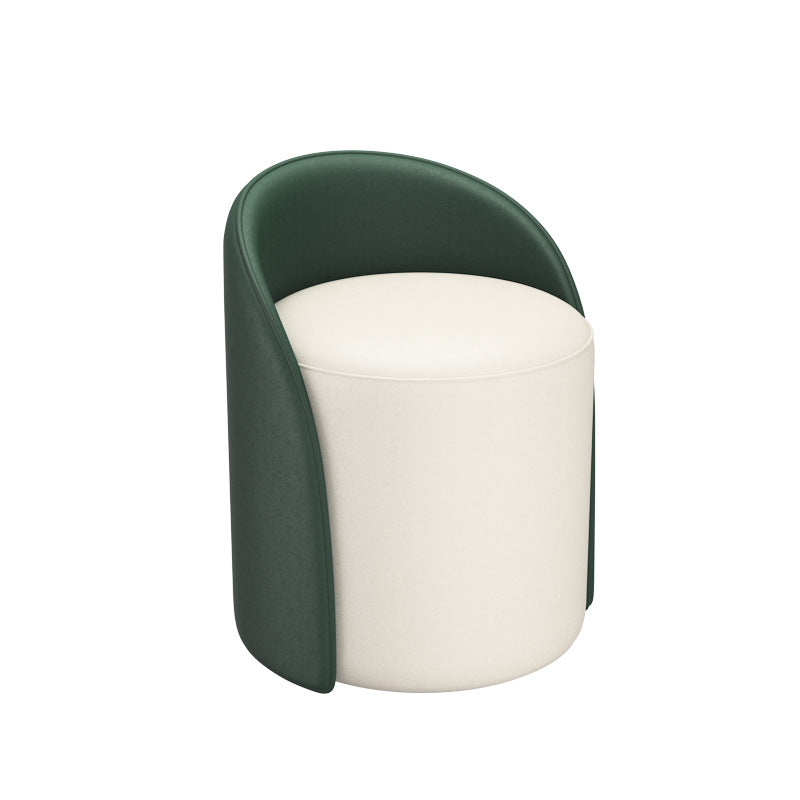 Tabouret sans dossier ni accoudoirs en fibre de verre de champignon créatif contemporain pour salon 