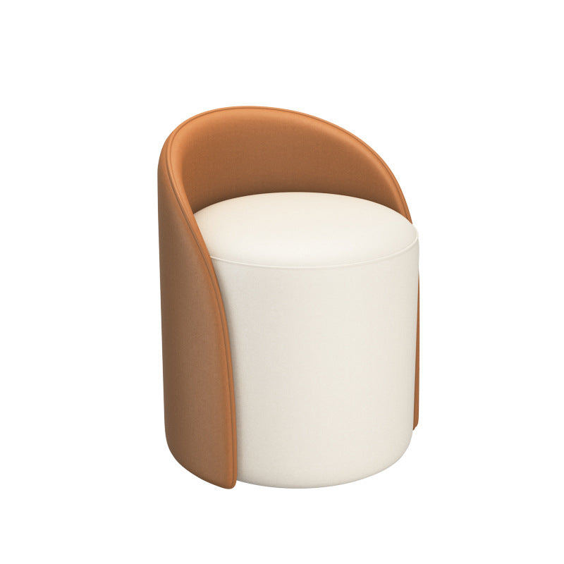 Tabouret sans dossier ni accoudoirs en fibre de verre de champignon créatif contemporain pour salon 