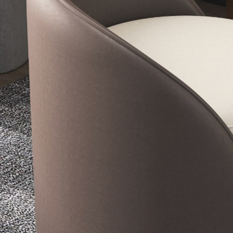 Tabouret sans dossier ni accoudoirs en fibre de verre de champignon créatif contemporain pour salon 