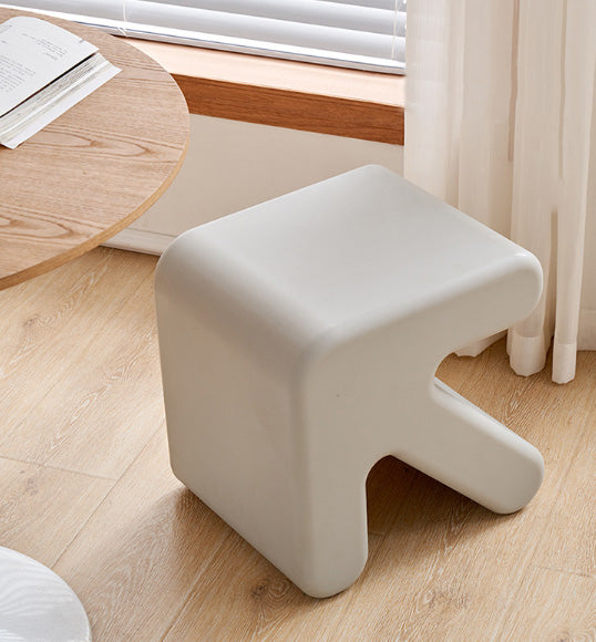 Contemporary Creative Arrow Full PE Footstool Backless Armless For Living Room