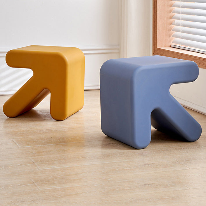 Contemporary Creative Arrow Full PE Footstool Backless Armless For Living Room