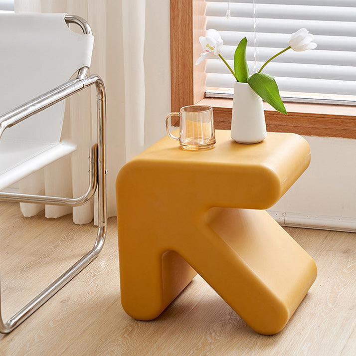 Contemporary Creative Arrow Full PE Footstool Backless Armless For Living Room